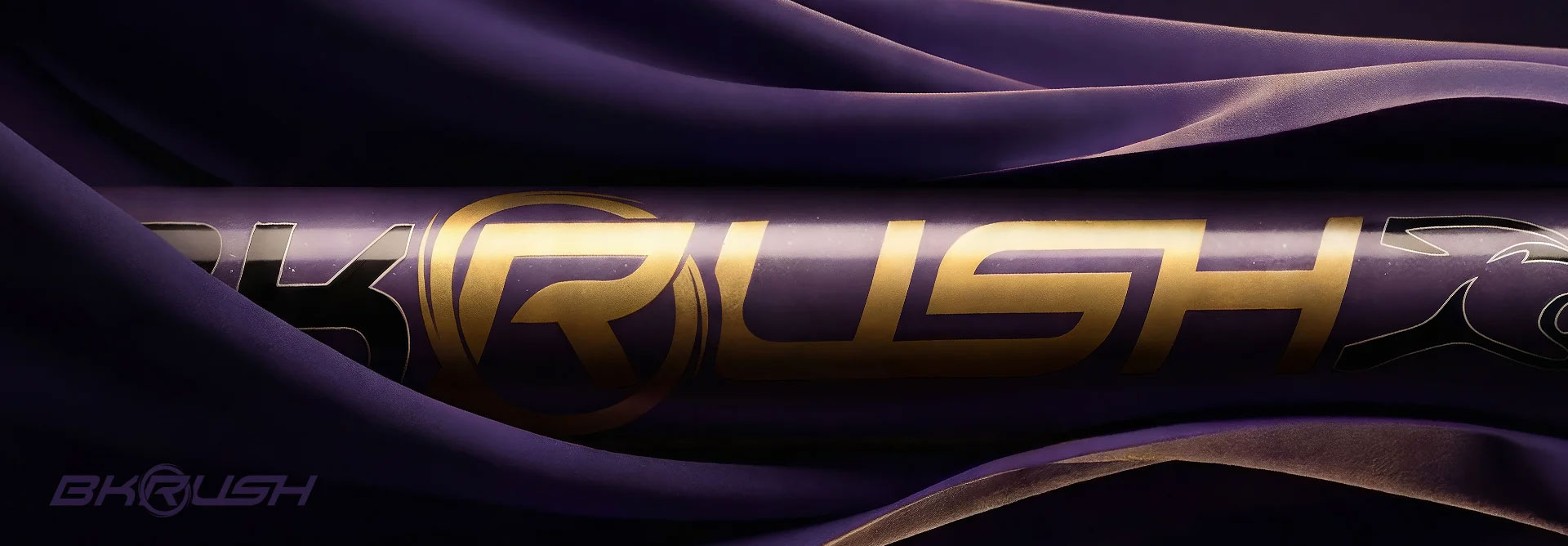 Banner Purple BKRush Break Cues fabric