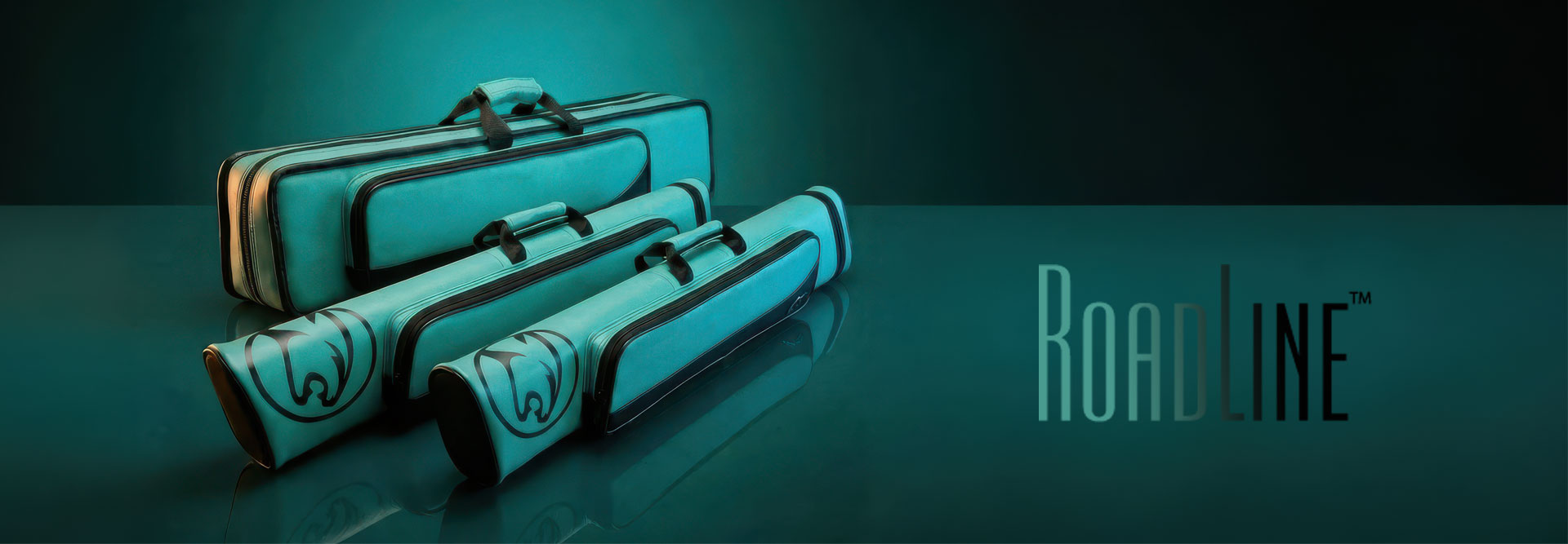 Banner Roadline Cases Teal and Black