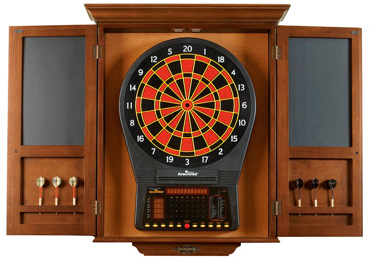 Brunswick Dartboard Cabinet Chestnut For Sale At Beckmann