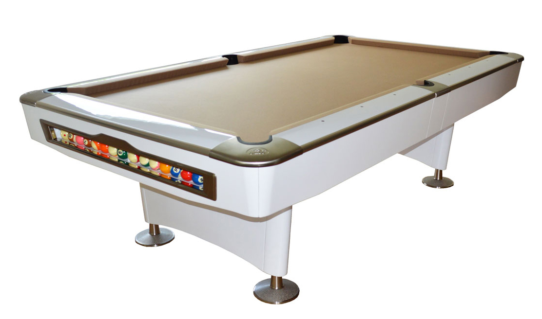 Olio Pool Table 4919 White 9ft