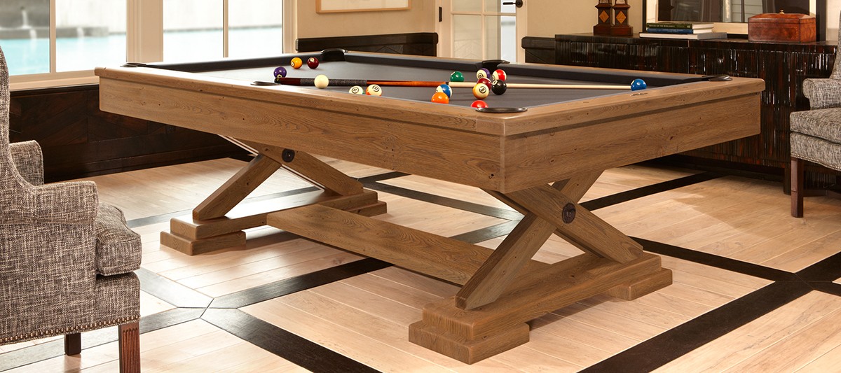 Brunswick Table Pool Brixton Beachwood 9ft For Sale At Beckmann Billiards Shop