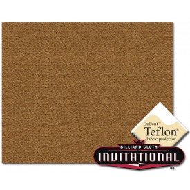 Championship Pool Felt Invitational Teflon 21oz Camel #047