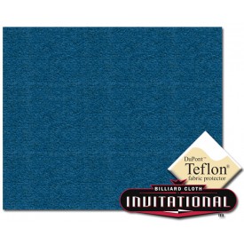 Championship Pool Felt 168cm Invitational Teflon 21oz Electric Blue #043