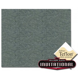 Championship Pool Felt Invitational Teflon 21oz Steel Gray #072