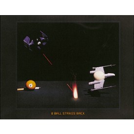 Billard Poster 8-Ball Strikes Back