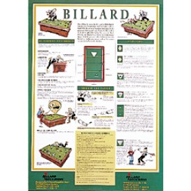 Billard Poster: Spielregeln Pool