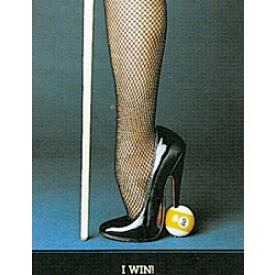Billard Poster: I Win