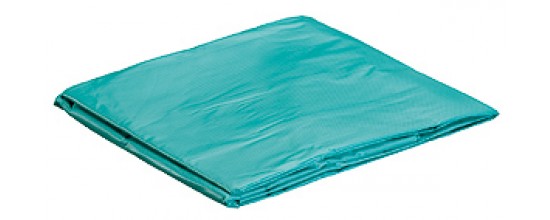 Abdeckplane PVC grün 9ft mit Gummizug