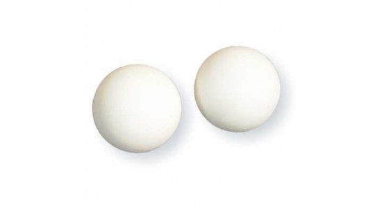 Kickerball Hart weiß Supergrip