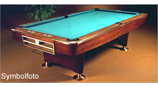 Brunswick Pool Table Gold Crown Iii Rosewood 9ft Used