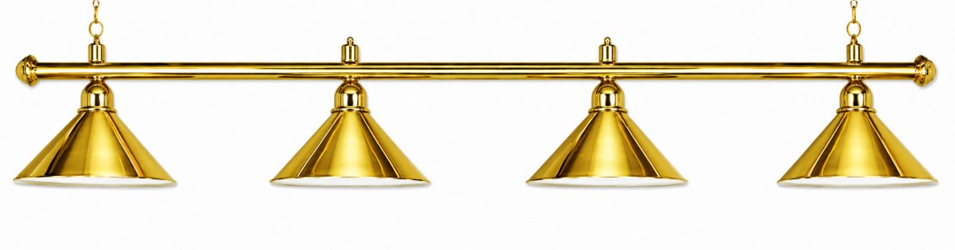 Billardleuchte Evergold 4-flammig