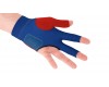Billard Handschuh Predator USPBS SecondSkin, Rot-Blau , XXS-XXL, linke Hand