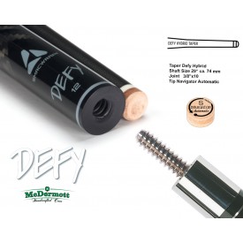 McDermott DEFY Cue Shaft 3/8"x10 Joint, 12mm, grey ring