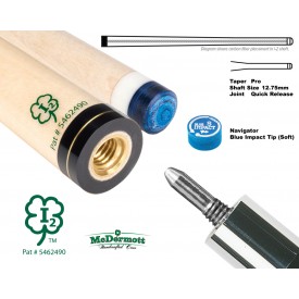 McDermott  I-2 pool cue Shaft QR Joint