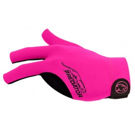 Billard Handschuh Predator Second-Skin, Pink/Schwarz, XXS-XXL, linke Hand