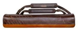 Queuetasche Predator Legacy 2/4 Leder Dunkelbraun,