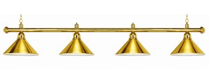 Billardleuchte Evergold 4-flammig
