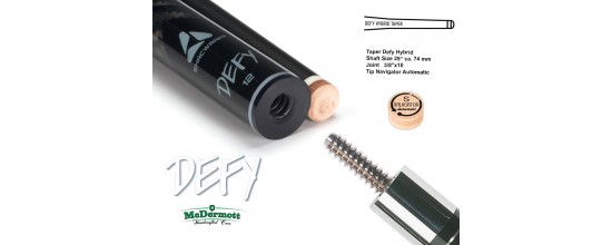 McDermott Queueoberteil DEFY 12,0 mm, Joint 3/8"x1