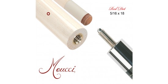 Meucci Queue Oberteil Red Dot 12,75mm  NEU 2021