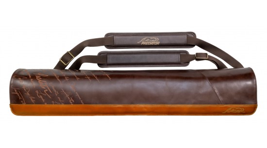 Queuetasche Predator Legacy 2/4 Leder Dunkelbraun,