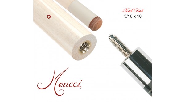 Meucci Queue Oberteil Red Dot 12,75mm  NEU 2021