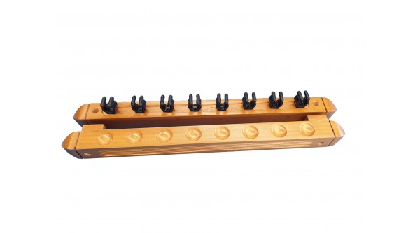 Queuehalter Antik  für 8 Queues Chestnut