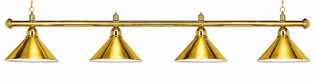 Billardleuchte Evergold 4-flammig