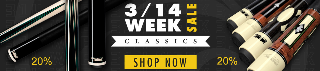 banner 314 sale week classic cues