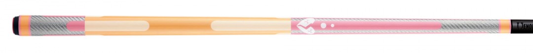 Poison Candy Sugar Billardqueue Pfirsich/Pink, Venom Carbon-Oberteil 