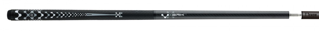 Break/Jump Queue Poison VX Schwarz/Grau mit Venom Carbon Fiber Oberteil, Radial