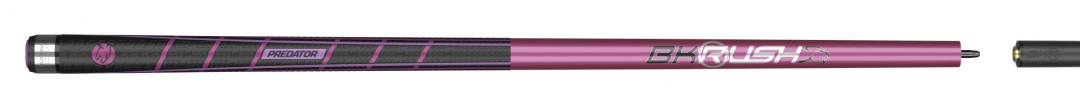 Predator BK Rush Pink/Silver Break Cue SW, Revo BK-R Carbon Fiber Shaft 