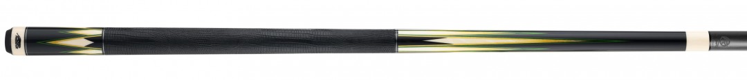 Billardqueue Predator True Splice 16 Ebenholz Grün/Gelb, LE, Ledergriff, Radial Joint