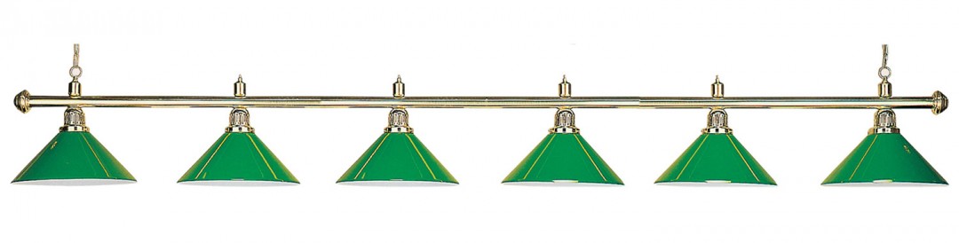 Billiardlight, lamp Evergreen 6-Bells