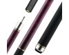 Pool Cue Predator 10K Purple, Uni-Loc, Leather Wrap