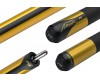 Billardqueue Predator P3 Gold Metallic, Revo Oberteil, LL Leather Luxe Griffband, Uni-Loc 