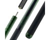 Billardqueue Predator SP2 grüner Riegelahorn mit mattschwarzen Spitzen 2, Ledergriffband, Uni-Loc