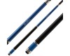 Billardqueue Cuetec SVB Saphir Blau, Synergy CT-15K Carbon, 3/8 x14