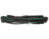 Hard cue case McDermott sport, black/green, 3x5 backpack-style shoulder straps