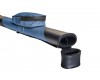 Queueköcher "Oval" blau/schwarz 1/1 mit Schultergurt und Tasche