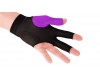 Billard Handschuh Predator Second-Skin, Lila/Schwarz, XXS-XXL, linke Hand