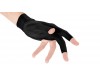 Billard Handschuh Predator Second-Skin, Schwarz/Gelb, L-XXL, linke Hand