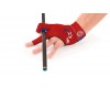 Billard Handschuh Predator USPBS SecondSkin, Rot-Blau , XXS-XXL, linke Hand