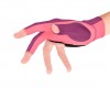 Glove Predator Second-Skin, Purple/ Pink Logo XXS-XXL, right hand