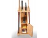 Brunswick HERITAGE Floor Cue Rack Natural Hickory