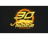 Kapuzenpullover Schwarz Predator mit 30th Logo gross Gelb  M - XL