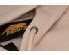 Kapuzenjacke mit Reißverschluss Beige mit gestickten Predator Logo schwarz  M - XL