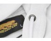Kapuzenjacke mit Reißverschluss Weiß mit gestickten Predator Logo schwarz  M - XL