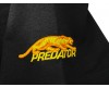 T-Shirt Schwarz mit Predator Raubkatze Kopf Türkis XS - XXL