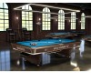 Billardtisch Pool Brunswick Gold Crown VII Klassisch Braun 9 Fuß (9ft) 