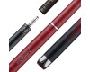 Poison Maelith Billardqueue Schwarz/Rot, Venom Carbon-Oberteil 